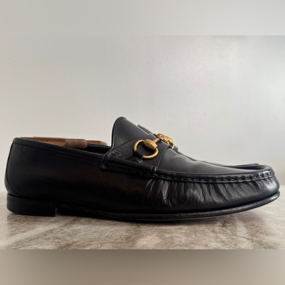 GUCCI 1953 Horsebit Leather Loafer Black Leather 9/ 9.5 US $1000 Brixton Jordaan main image 7